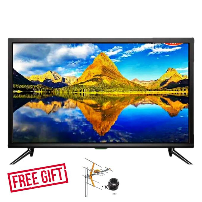 AMTEC 24" AC/DC  LED DIGITAL TV-FREE TO AIR CHANNELS-USB/HDMI PORTS+FREE GIFTS