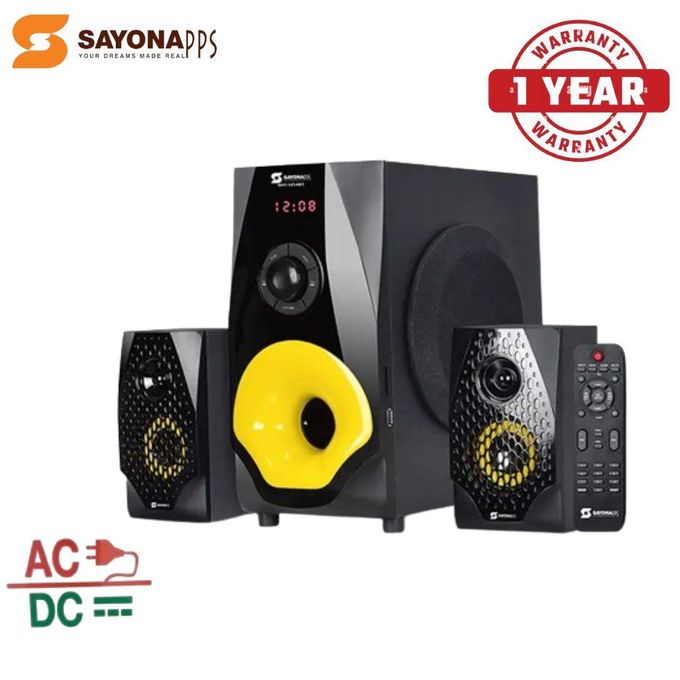 SAYONA AC/DC HOME THEATRE SPEAKER sub woofer  SYSTEM-BLUETOOTH/FM/USB