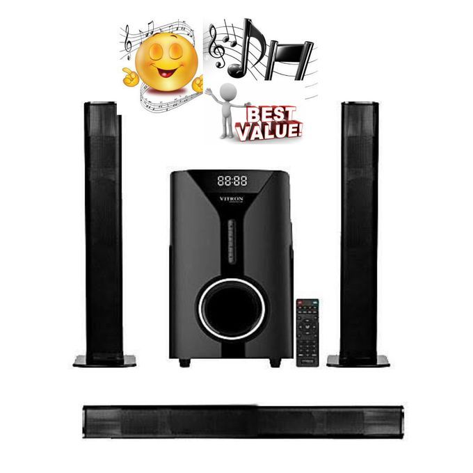 VITRON sound bar  SUBWOOFER HOMETHEATRE SPEAKER SYSTEM-BLUETOOTH/FM/USB-