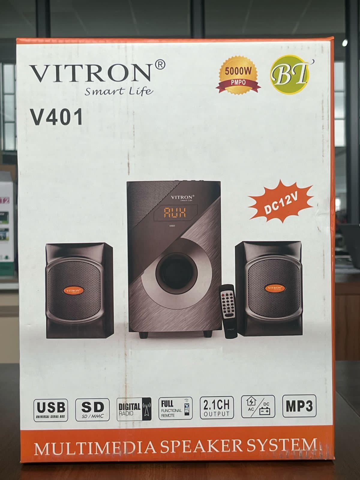 VITRON   SUBWOOFER HOMETHEATRE SPEAKER SYSTEM-BLUETOOTH/FM/USB
