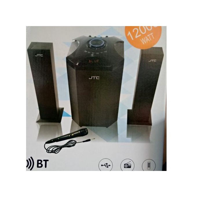 JTC 2.1 CH SUBWOOFER HOMETHEATRE SPEAKER SYSTEM-USB/BLUETOOTH/FM