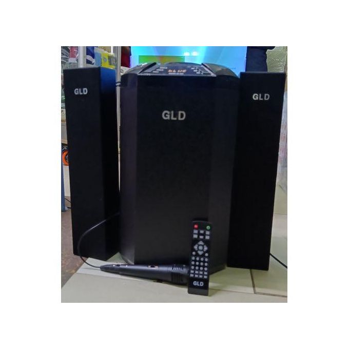 GLD 2.1 CH SUB WOOFER HOME THEATRE SPEAKER SYSTEM-USB/BLUETOOTH/FM-mic