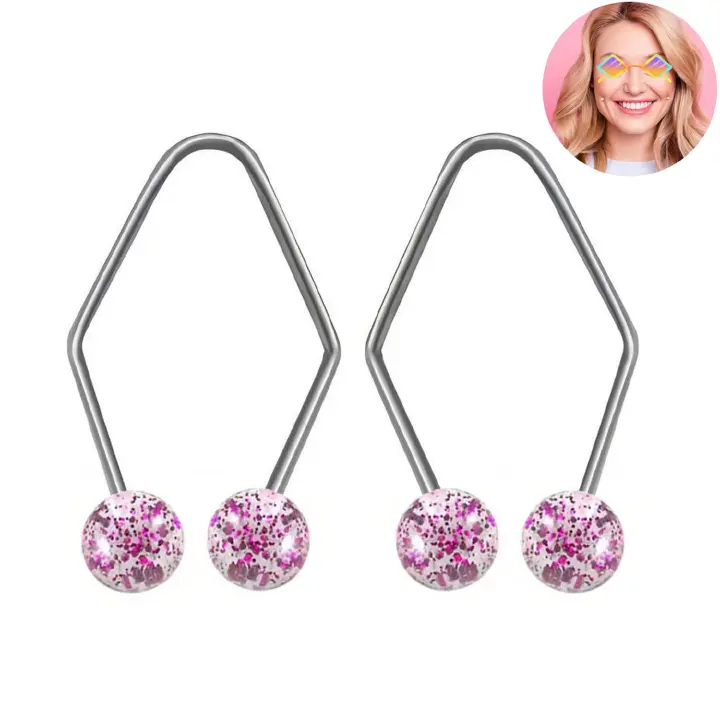 2 Pieces Facial Dimple Maker, Dimple Trainer Tool for Creating Facial Dimples Create natural dimples on the face and a beautiful smile