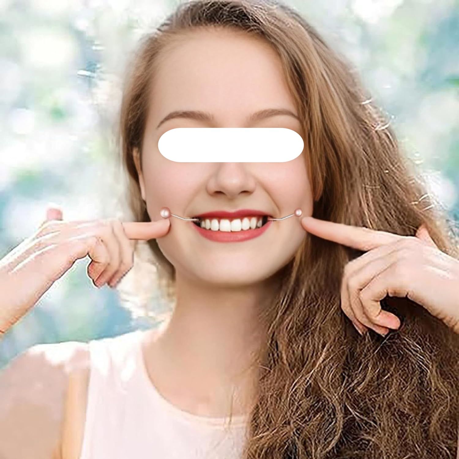 2 Pieces Facial Dimple Maker, Dimple Trainer Tool for Creating Facial Dimples Create natural dimples on the face and a beautiful smile
