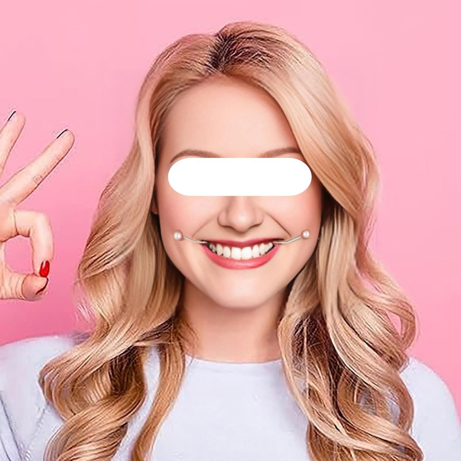 2 Pieces Facial Dimple Maker, Dimple Trainer Tool for Creating Facial Dimples Create natural dimples on the face and a beautiful smile