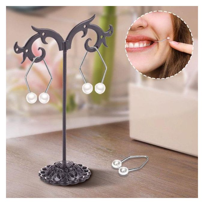 2 Pieces Facial Dimple Maker, Dimple Trainer Tool for Creating Facial Dimples Create natural dimples on the face and a beautiful smile
