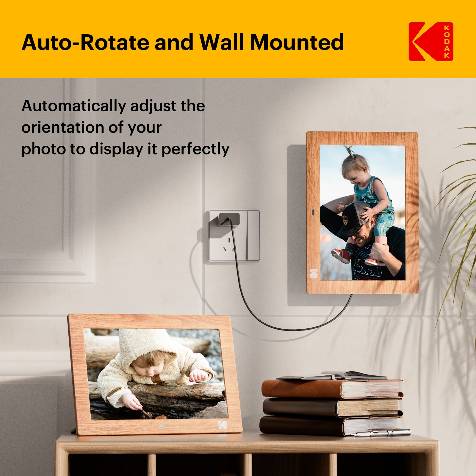 KODAK 10 Inch Multifunctional Digital Photo Frame with Remote Control/Picture Frame
