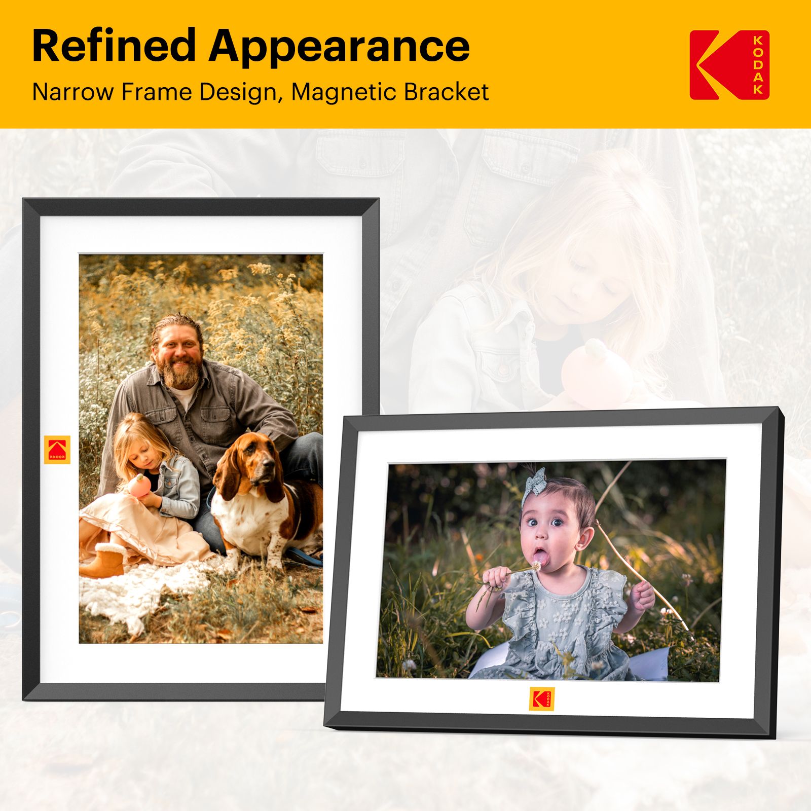 KODAK 10 Inch Digital Photo Frame Multifunctional with WIFI Enabled Picture Frame