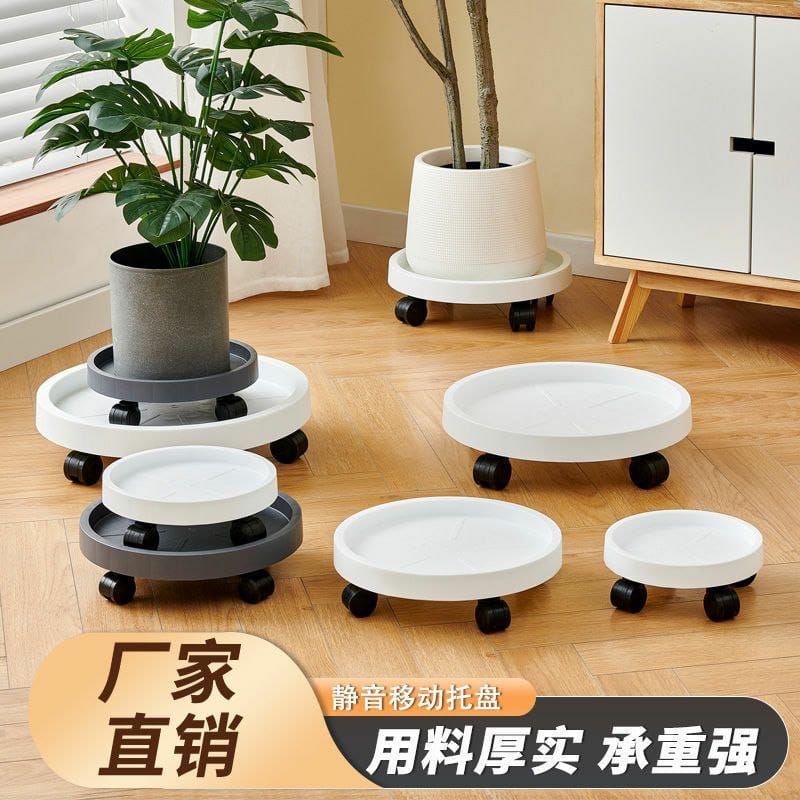 Heavy Duty Multipurpose Gas Cylinder Trolley – 4 Wheel Portable Gas Stand (White)