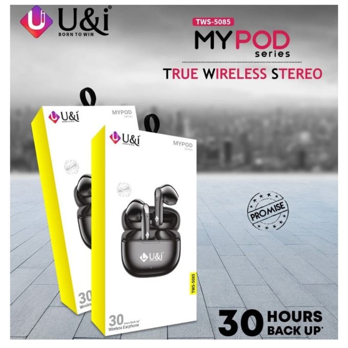 U&I My Pods Series AirPods- Black