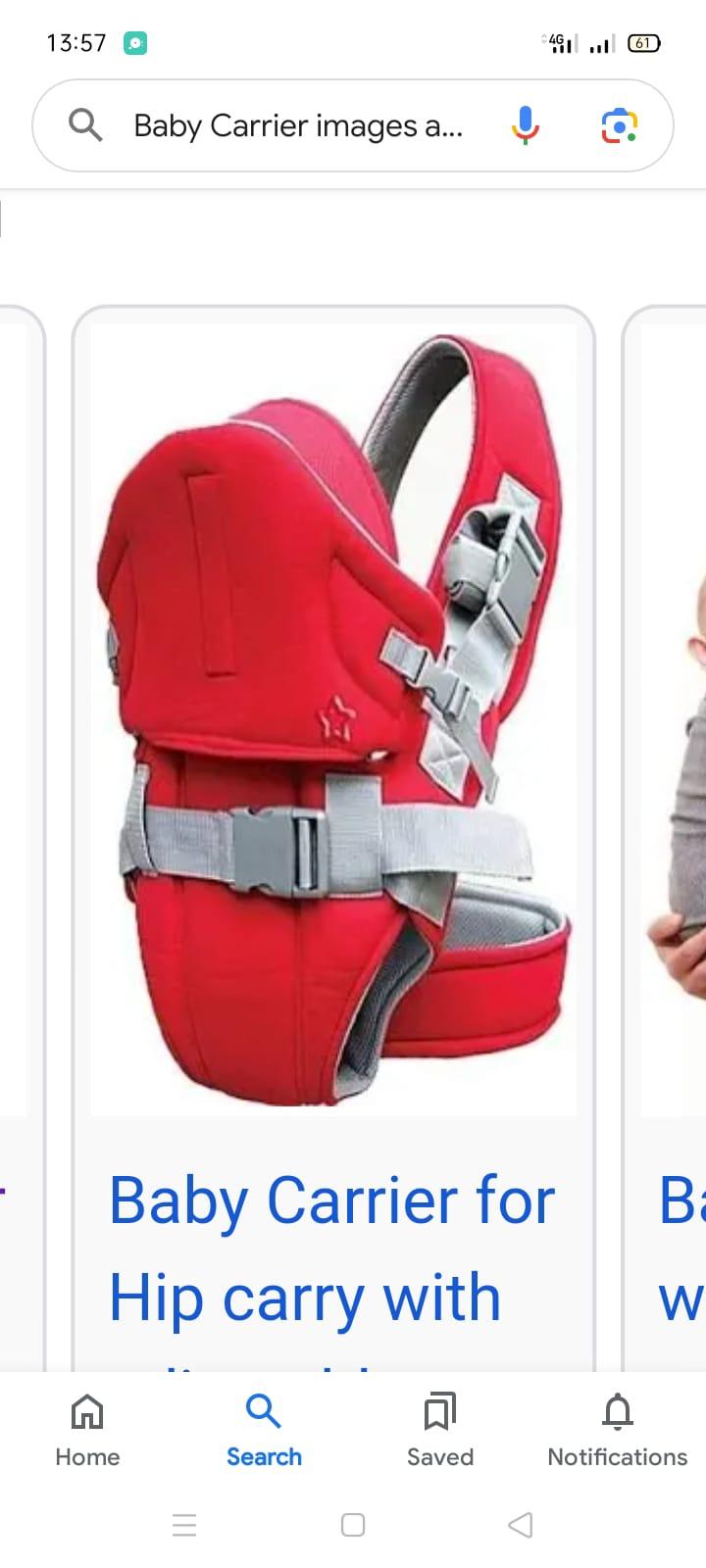 Best Deal – Comfortable Baby Carrier with Hood (Newborn to 24 Months) | Soft, Secure & Ergonomic | Available in Red, Navy Blue & Unisex Colors
