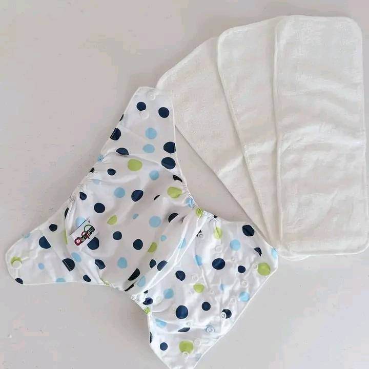 Quality Unisex Washable Diapers 3pcs Cotton Inserts