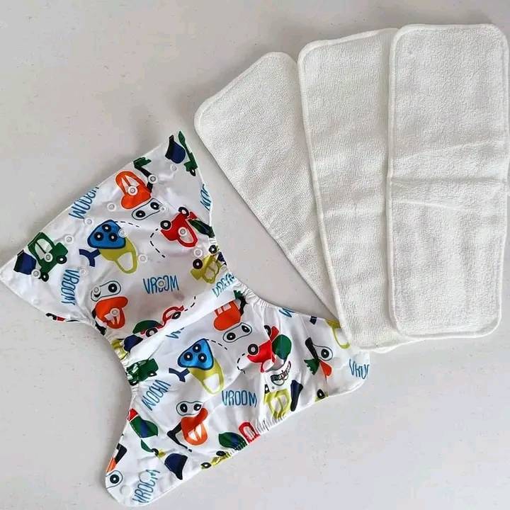 Quality Unisex Washable Diapers 3pcs Cotton Inserts