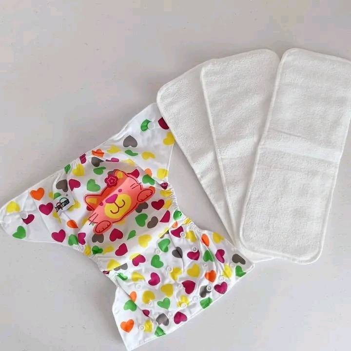 Quality Unisex Washable Diapers 3pcs Cotton Inserts