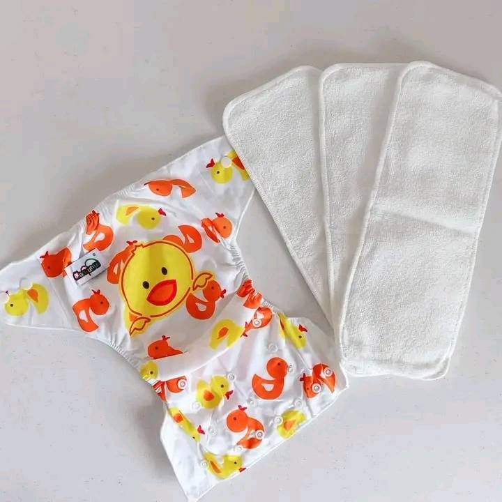 Quality Unisex Washable Diapers 3pcs Cotton Inserts