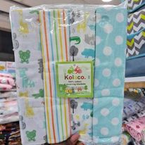 4PCS Cotton Flannel Baby Receiving Wraps