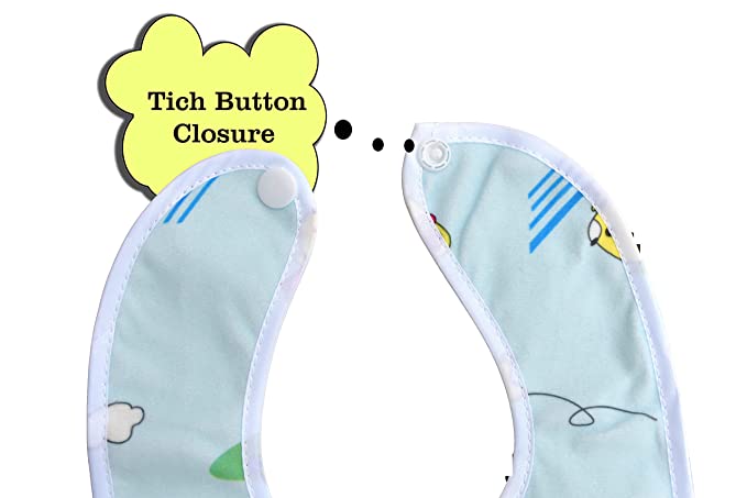 Baby Feeding Bibs / Burp Cloths | Soft, Absorbent & Gentle on Skin | Unisex | Easy-Clean