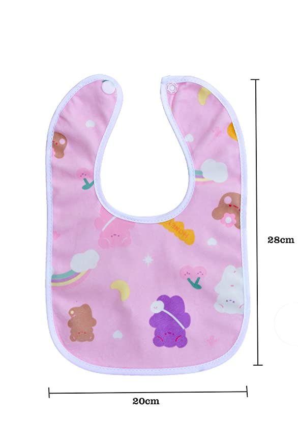 Baby Feeding Bibs / Burp Cloths | Soft, Absorbent & Gentle on Skin | Unisex | Easy-Clean