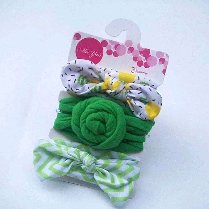 3Pcs Baby Girls Bowknot Headbands Set Baby Turban Headband Set-Bowknot Hairband Soft Cute Headwear Elastic for Newborn/Girls/Kids Gift