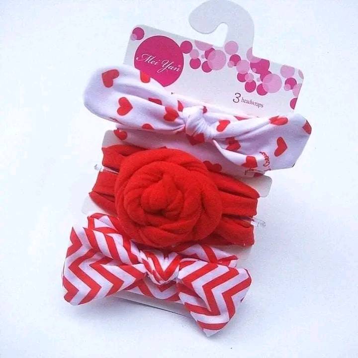 3Pcs Baby Girls Bowknot Headbands Set Baby Turban Headband Set-Bowknot Hairband Soft Cute Headwear Elastic for Newborn/Girls/Kids Gift
