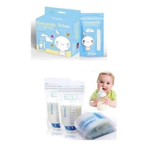 Dr Dudu Milk Storage Bags – 30 Pieces | Leakproof Breast Milk Storage Bags for Baby | Pre-Sterilized, BPA-Free | Kal Kids Collection