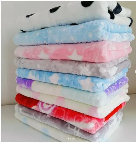 Fashion Warm Large Fleece Baby Shawl Blanket-Multicolour