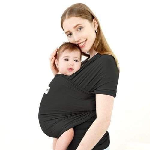 Baby Wrap Carrier – Kangaroo Sling for Newborns | Soft Breathable Infant Wrap with Hipseat Support | Nursing Cover & Hands-Free Baby Holder