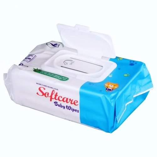 Softcare Baby Wet Wipes | 80 Pcs Value Pack | Gentle & Alcohol-Free Baby Wipes for Sensitive Skin | Softcare Soft Touch | Kal Kids Collection