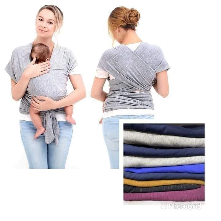 Baby Wrap Carrier – Kangaroo Sling for Newborns | Soft Breathable Infant Wrap with Hipseat Support | Nursing Cover & Hands-Free Baby Holder
