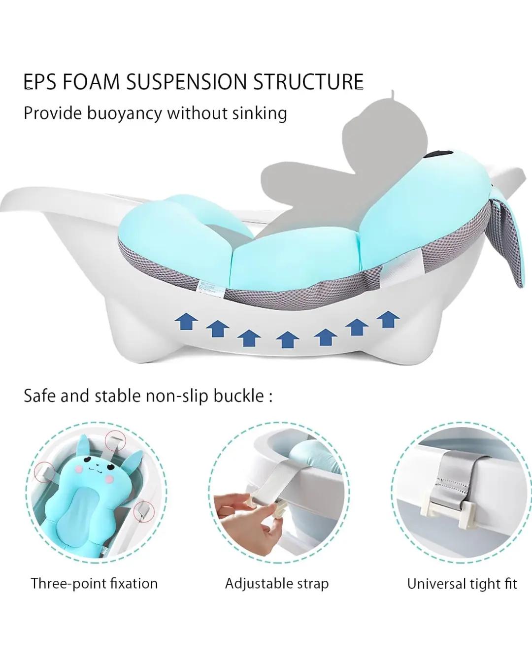 Sponge Bath Net – Supportive, Anti-Slip & Comfortable Newborn Bath Seat for Boys & Girls