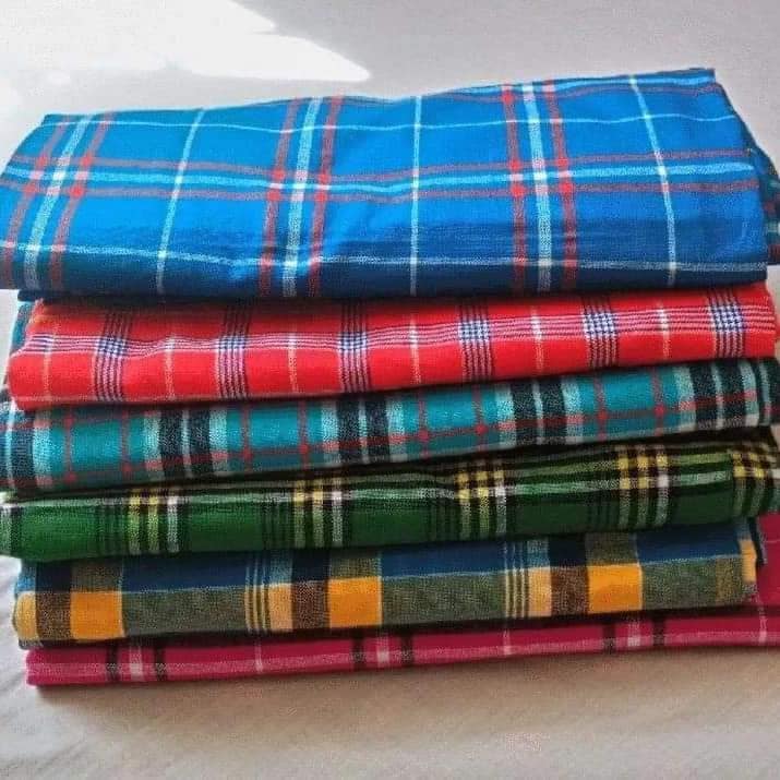 Fabric Customized Fleece Maasai Shuka | Soft Kikoi / Leso Wrap | Multi-Purpose Warm Traditional Blanket | Available in Assorted Vibrant Colors