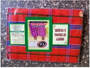 Fabric Customized Fleece Maasai Shuka | Soft Kikoi / Leso Wrap | Multi-Purpose Warm Traditional Blanket | Available in Assorted Vibrant Colors