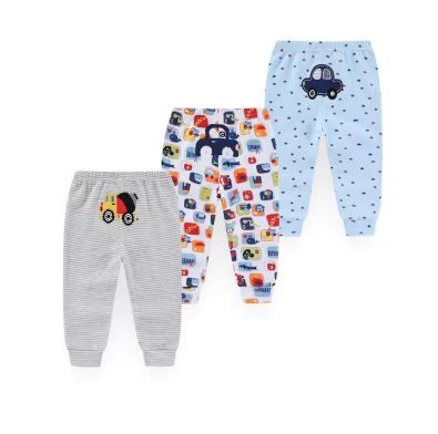 3-Piece Newborn Baby Trousers Set | Soft Cotton Assorted Pants for Boys, Girls & Unisex | Comfortable Daily Wear for 0–12 Months