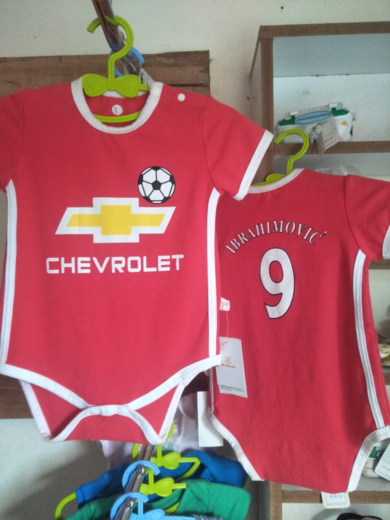 Clearing Stock Deal – Unisex Baby Manchester United Onesies | Soft Cotton Bodysuit for Newborns & Infants | Official-Inspired Football Babywear