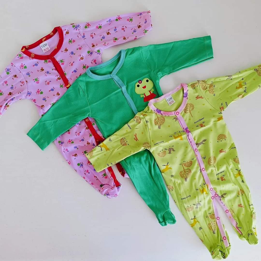 Limited Deal – Best 3-Piece Cotton Baby Rompers | Soft, Breathable & Snap-Closure Bodysuits for Newborns & Toddlers – Unisex, Boys & Girls Designs