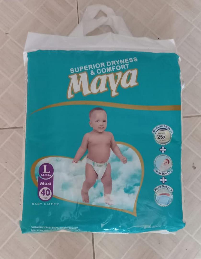 Maya Disposable Baby Diapers | Soft, Super Absorbent & Leak-Proof Diapers for Newborns to Toddlers – Gentle on Skin, Reliable All-Day Protection