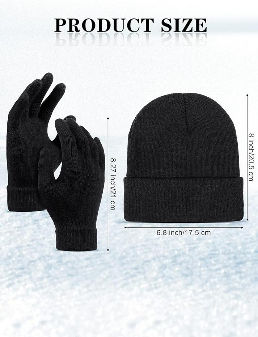MARVIN Hat and Gloves Set for Children | Warm, Cozy & Stylish Winter Wear – Available in Small & Medium Sizes for Boys & Girls
