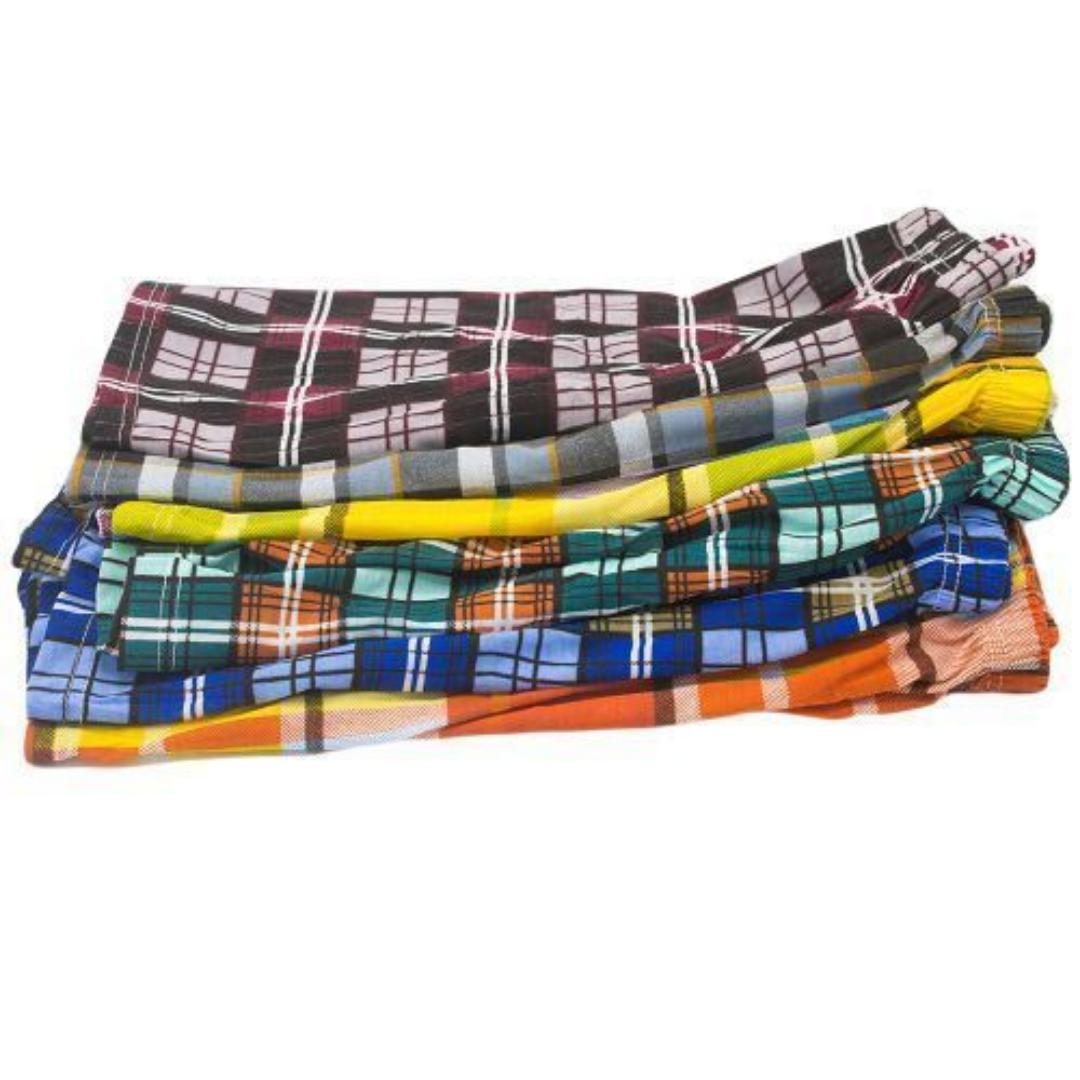 Fashion 3 pieces  Soft Cotton Checked Men's Boxers – Multicolor