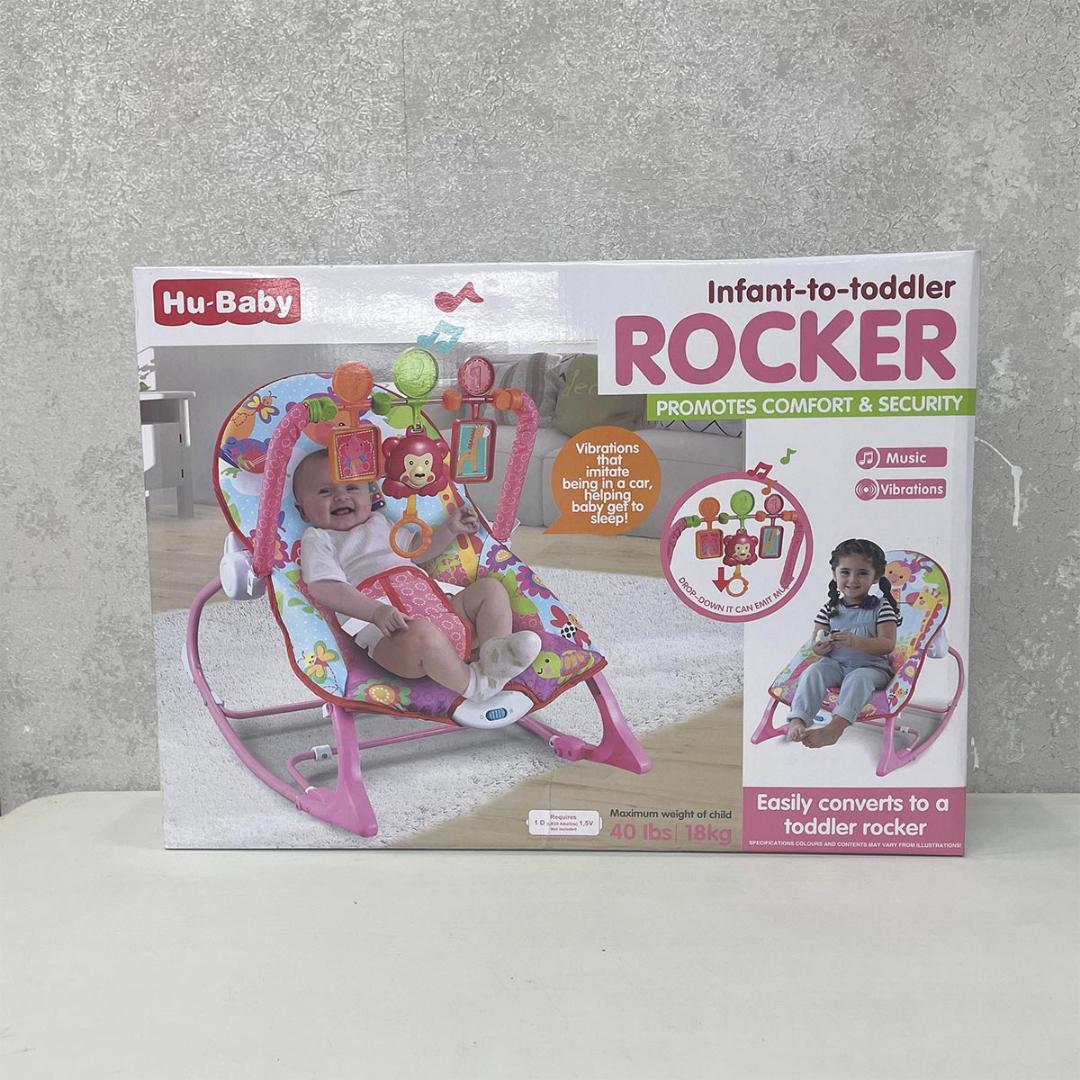 Best Deal 2-in-1 Baby Rocker | Converts to Toddler Seat | Gentle Rocking Motion, Safety Belt & Toy Bar – Comfort & Fun in One!