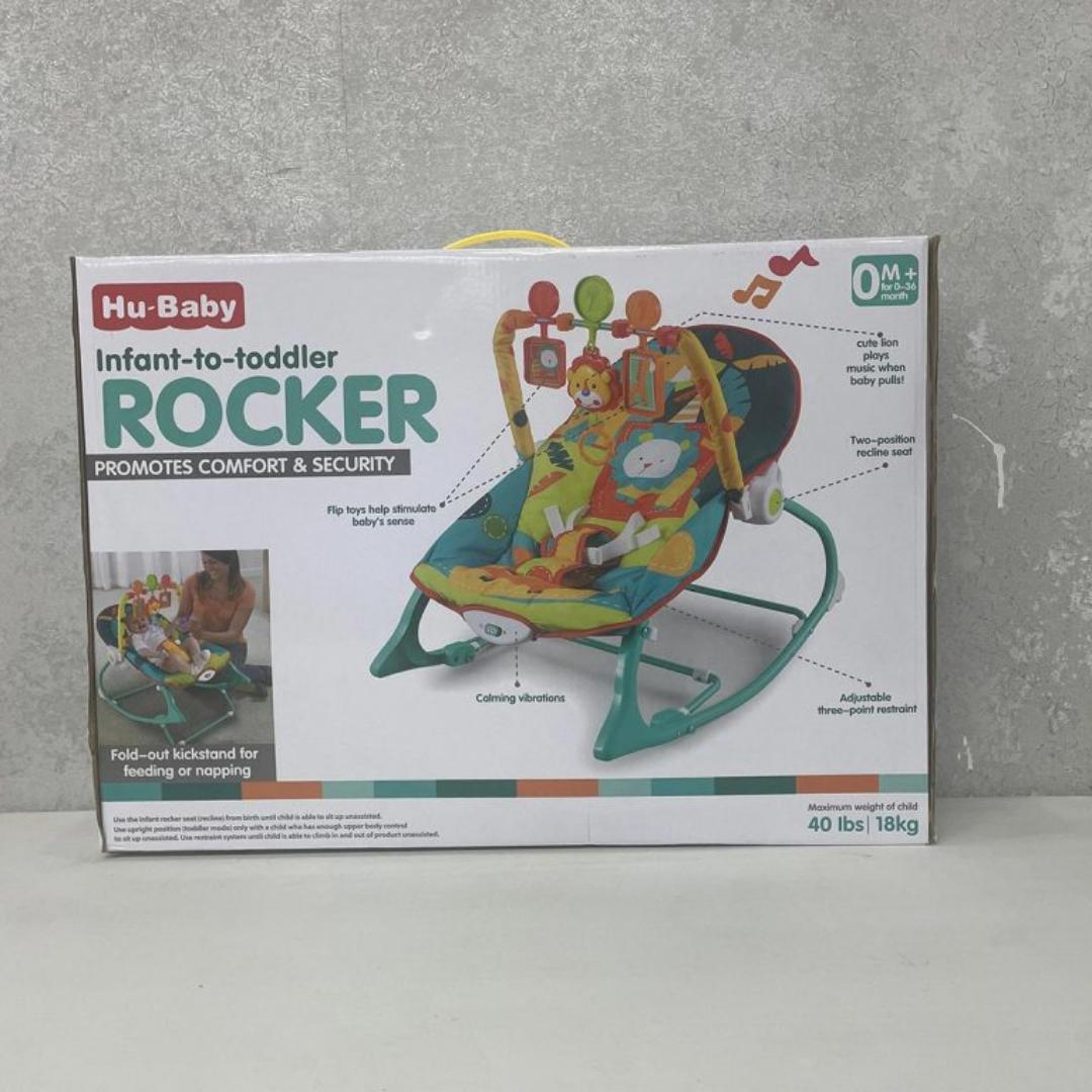 Best Deal 2-in-1 Baby Rocker | Converts to Toddler Seat | Gentle Rocking Motion, Safety Belt & Toy Bar – Comfort & Fun in One!