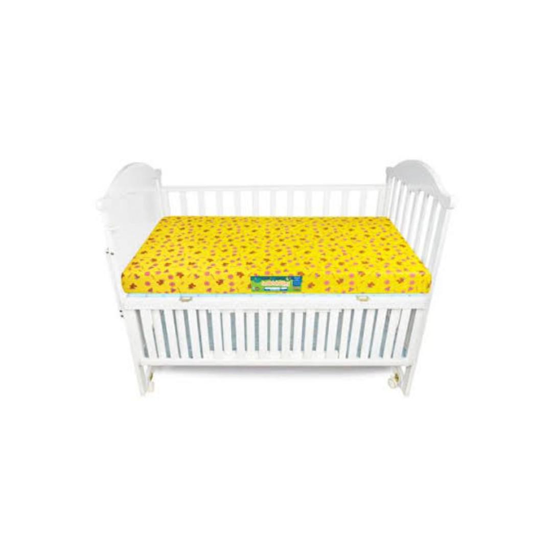 Baby Cot Mattress – Waterproof, Medium-Density Foam, Firm Support (48" x 24" x 4")