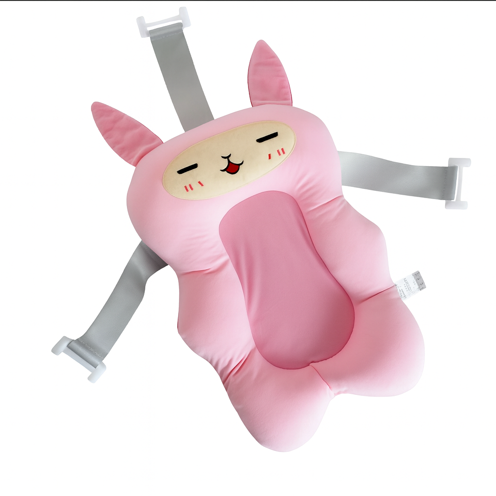 Baby Bath Sponge Support – Soft, Safe & Anti-Slip Cushion for Newborn Bathing