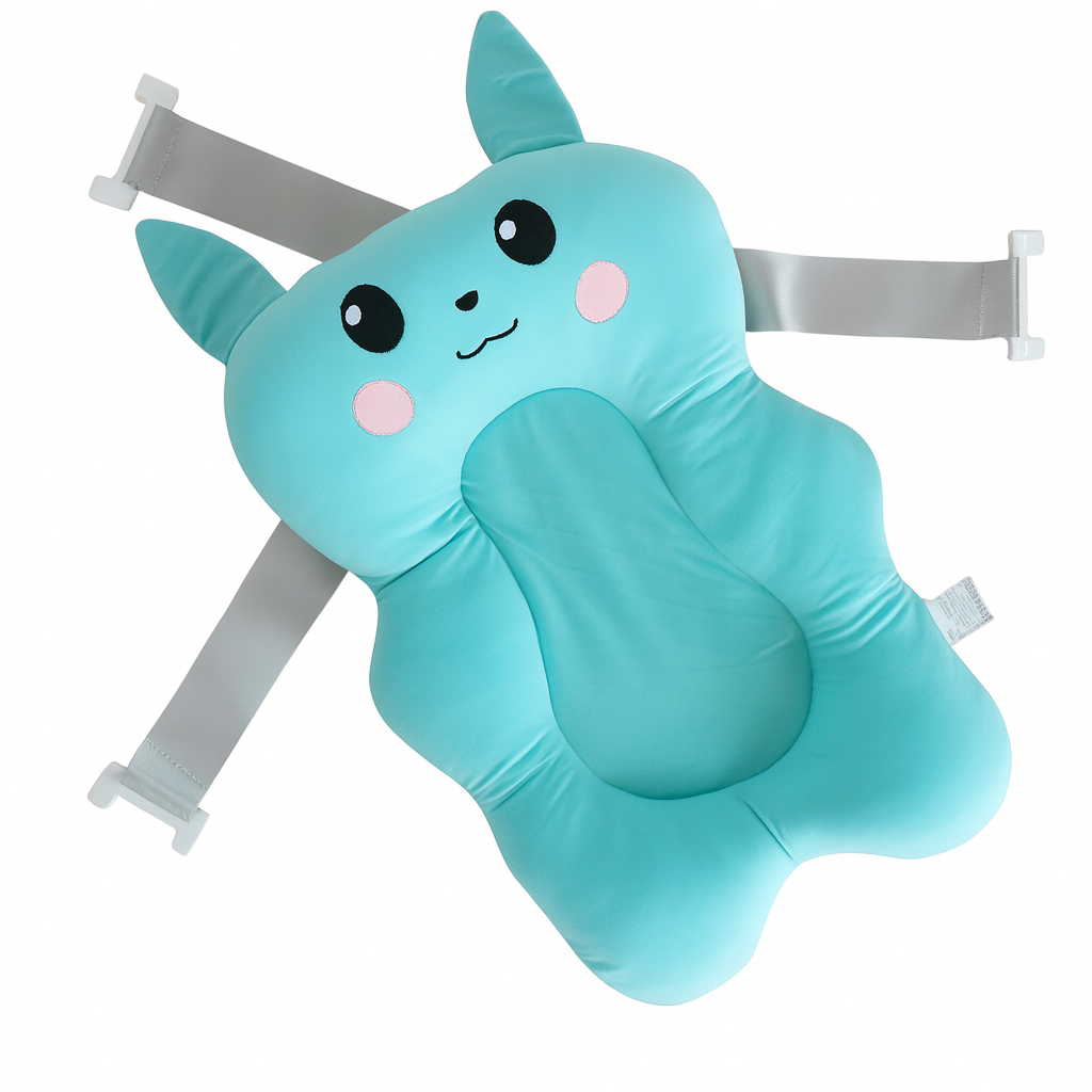 Baby Bath Sponge Support – Soft, Safe & Anti-Slip Cushion for Newborn Bathing