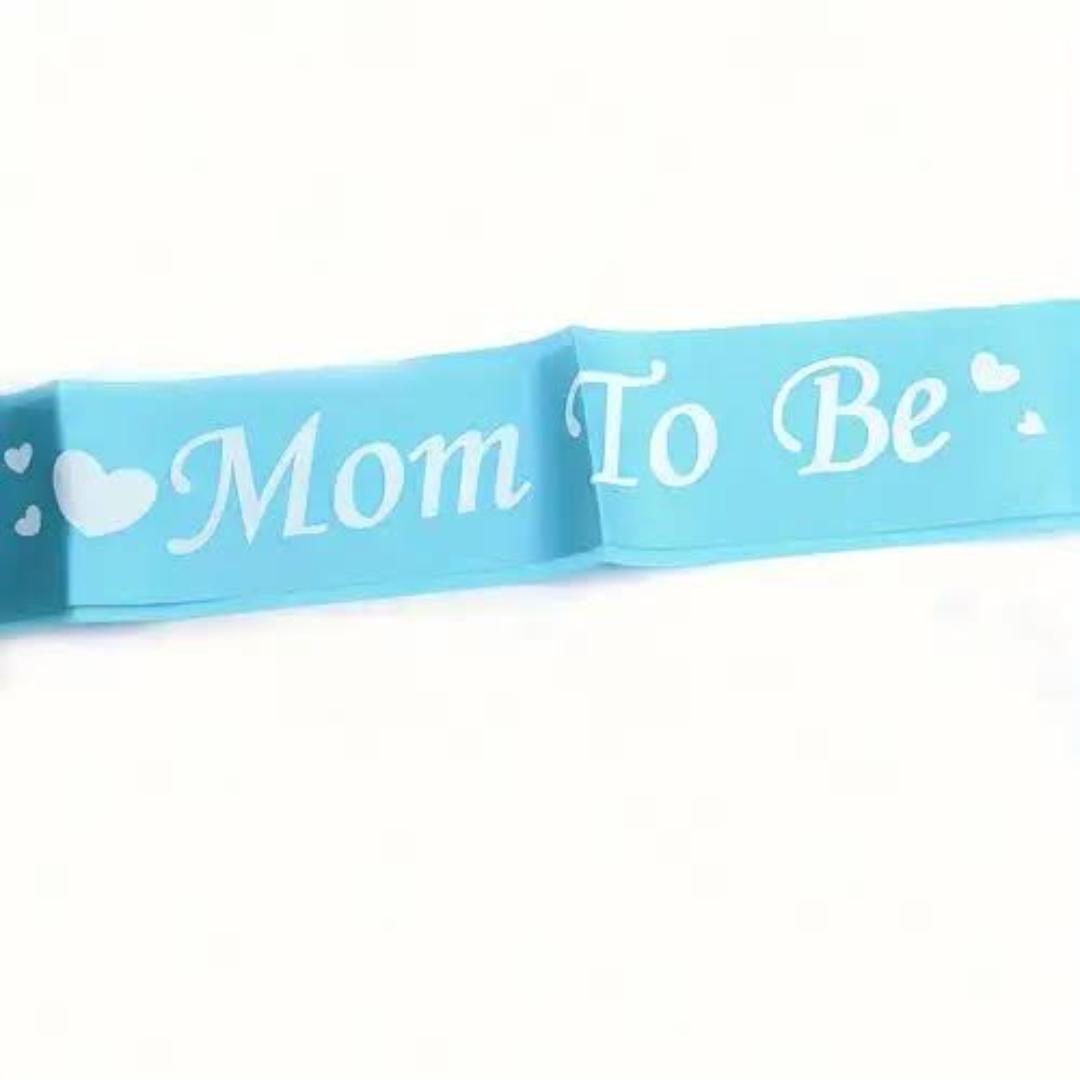 Beautiful Satin Mom-to-Be Sash – Must-Have for Maternity Events