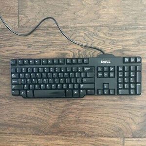 DELL Refurbished Desktop Computer Keyboard - Black