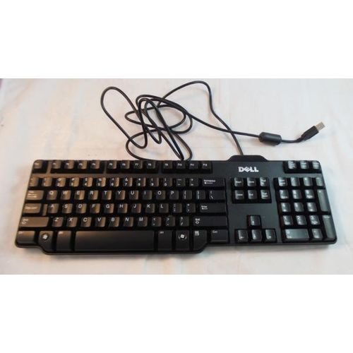 DELL Refurbished Desktop Computer Keyboard - Black