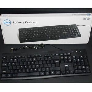 DELL Refurbished Desktop Computer Keyboard - Black