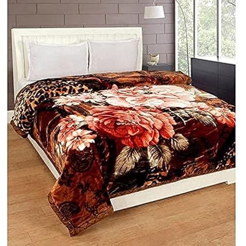 Super Soft Warm  FLEECE Fluffy Blanket Double Layer Mink Blanket Double SIDED