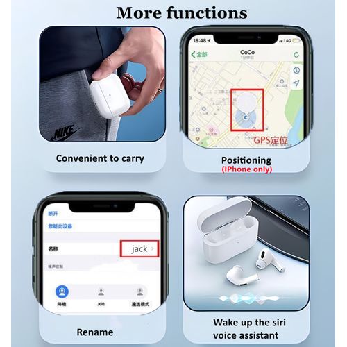 RichRipple Pro3 Bluetooth Headsets Wireless Pods Pro Earpods Earphones