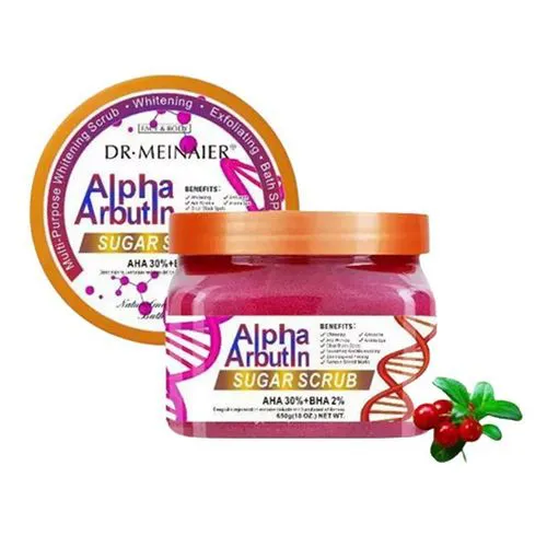 DR MEINAIER Alpha Arbutin AHA 30%+BHA2% Sugar Scrub